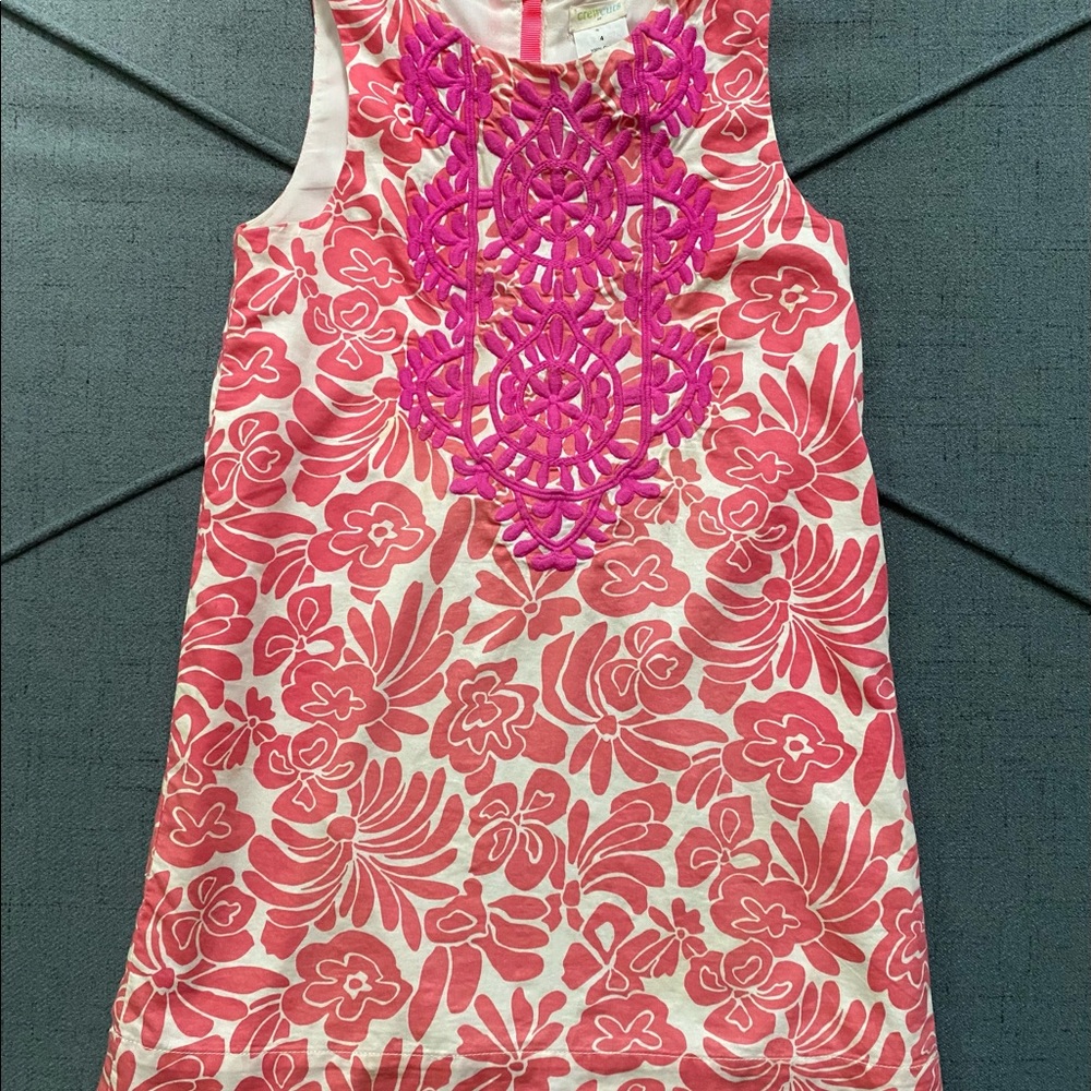 Crew cuts shift dress